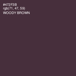 #472F3B - Woody Brown Color Image