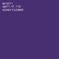 #472F71 - Honey Flower Color Image