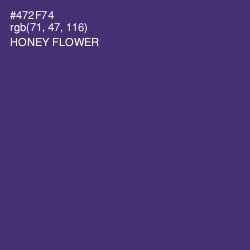 #472F74 - Honey Flower Color Image