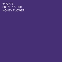 #472F76 - Honey Flower Color Image