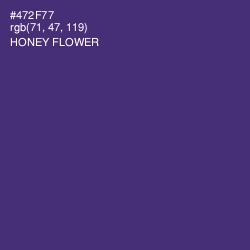 #472F77 - Honey Flower Color Image