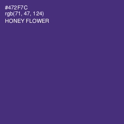 #472F7C - Honey Flower Color Image