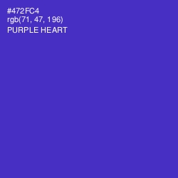 #472FC4 - Purple Heart Color Image