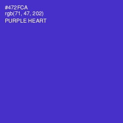 #472FCA - Purple Heart Color Image