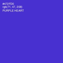 #472FD0 - Purple Heart Color Image