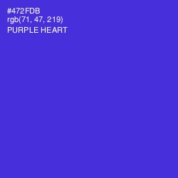 #472FDB - Purple Heart Color Image