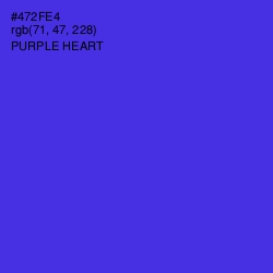 #472FE4 - Purple Heart Color Image