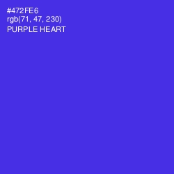 #472FE6 - Purple Heart Color Image
