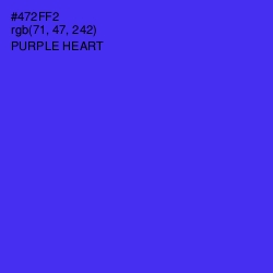 #472FF2 - Purple Heart Color Image