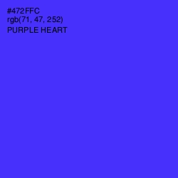 #472FFC - Purple Heart Color Image