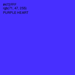 #472FFF - Purple Heart Color Image