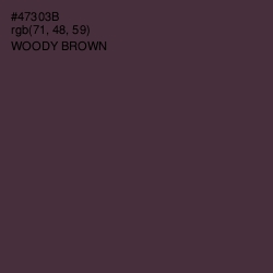 #47303B - Woody Brown Color Image