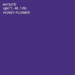 #47307E - Honey Flower Color Image