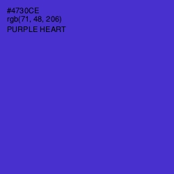 #4730CE - Purple Heart Color Image