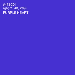 #4730D1 - Purple Heart Color Image