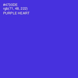 #4730DE - Purple Heart Color Image