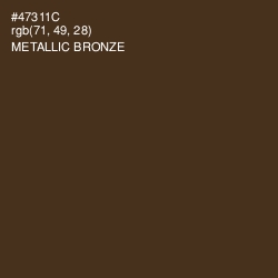 #47311C - Metallic Bronze Color Image