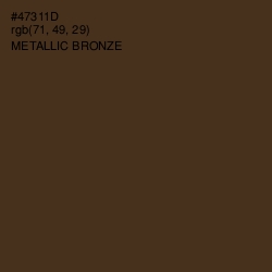 #47311D - Metallic Bronze Color Image