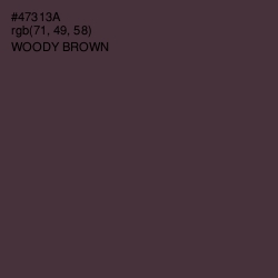 #47313A - Woody Brown Color Image