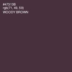 #47313B - Woody Brown Color Image