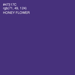 #47317C - Honey Flower Color Image