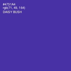 #4731A4 - Daisy Bush Color Image