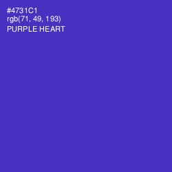 #4731C1 - Purple Heart Color Image