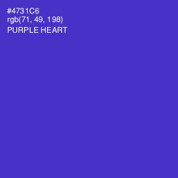 #4731C6 - Purple Heart Color Image