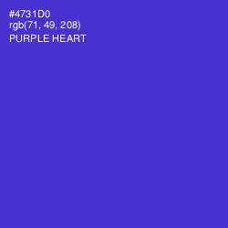 #4731D0 - Purple Heart Color Image