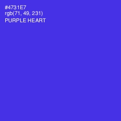 #4731E7 - Purple Heart Color Image
