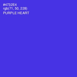 #4732E4 - Purple Heart Color Image