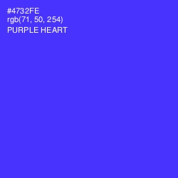 #4732FE - Purple Heart Color Image