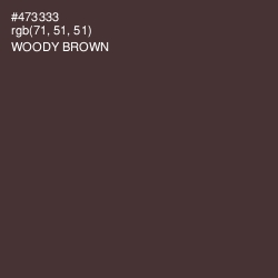 #473333 - Woody Brown Color Image