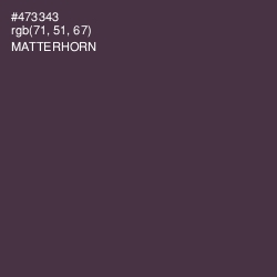 #473343 - Matterhorn Color Image