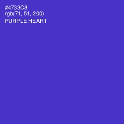 #4733C8 - Purple Heart Color Image