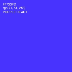 #4733FD - Purple Heart Color Image