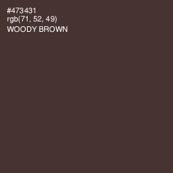 #473431 - Woody Brown Color Image