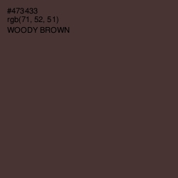 #473433 - Woody Brown Color Image