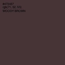 #473437 - Woody Brown Color Image