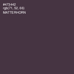 #473442 - Matterhorn Color Image