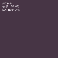 #473444 - Matterhorn Color Image