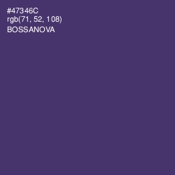 #47346C - Bossanova Color Image
