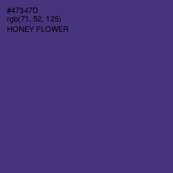 #47347D - Honey Flower Color Image