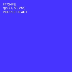 #4734FE - Purple Heart Color Image