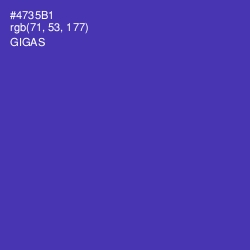 #4735B1 - Gigas Color Image