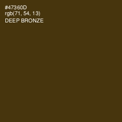 #47360D - Deep Bronze Color Image