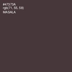 #47373A - Masala Color Image