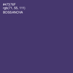 #47376F - Bossanova Color Image