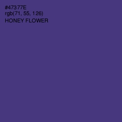 #47377E - Honey Flower Color Image