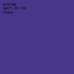 #47378B - Gigas Color Image